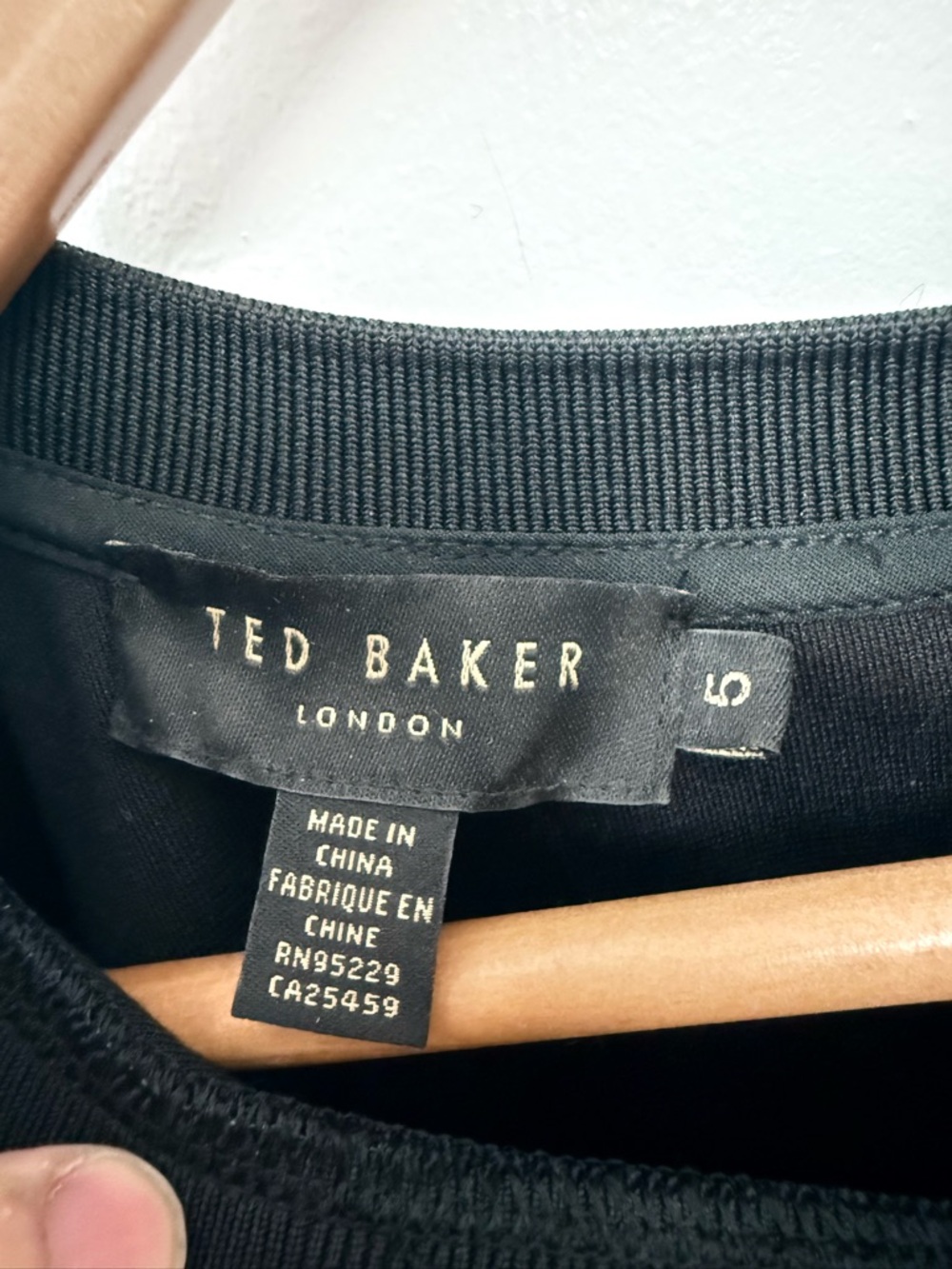 Ted Baker London Gwiana Layered Black Floral Midi Dress XL/12 Party Dark Romance - Picture 3 of 6